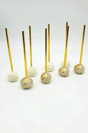 Popcakes White / Gold