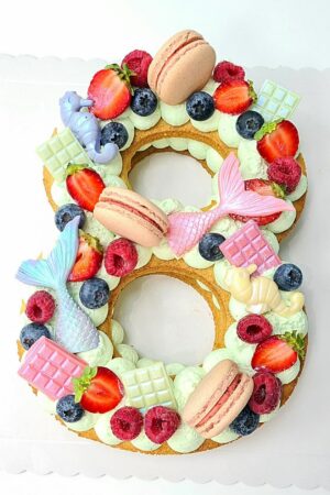 1 Number/Letter  cake sirène