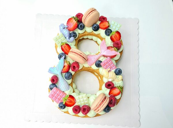1 Number/Letter  cake sirène – Image 6