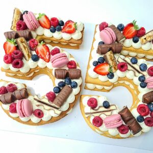 1 parfums - 2 Number/Letter  cake