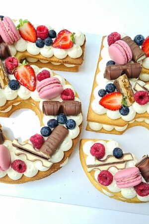 1 parfums - 2 Number/Letter  cake