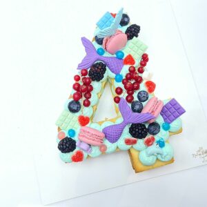 1 Number/Letter  cake sirène