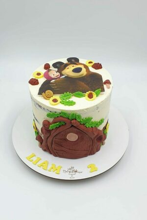 Naked cake Masha et Michka
