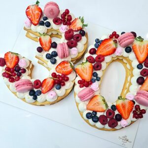 1 parfums - 2 Number/Letter  cake