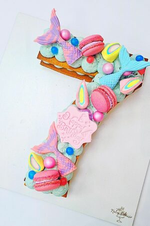 1 Number/Letter  cake sirène