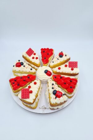 Pizza Cake coccinelles