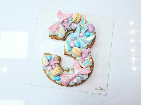 1 Number/Letter  cake sirène – Image 2