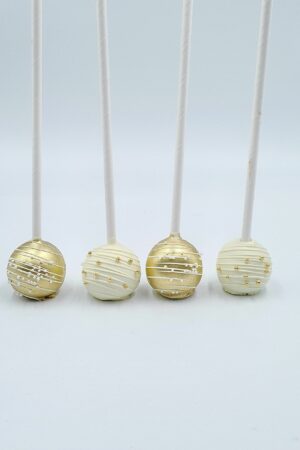 Popcakes White / Gold