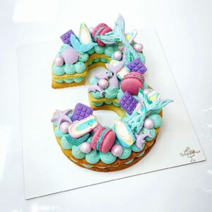 1 Number/Letter  cake sirène