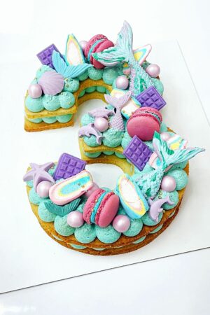 1 Number/Letter  cake sirène