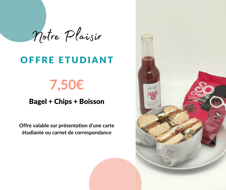 Offre menu étudiant