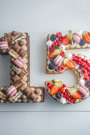 2 parfums - 2 Number/Letter cake