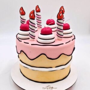 C.D Cartoon Cake