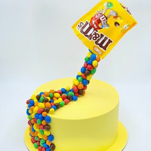 C.D M&m's Garvity cake