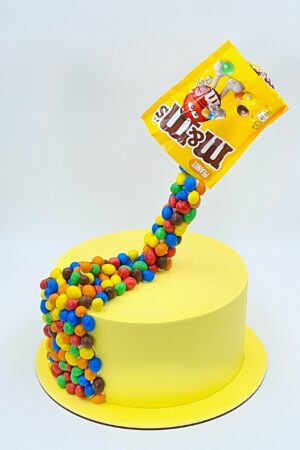 C.D M&m's Garvity cake