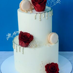 L.C Drip cake fleurs