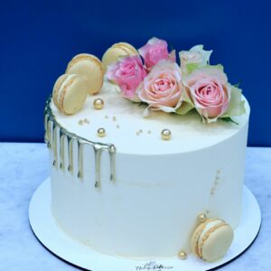 L.C Drip cake fleurs