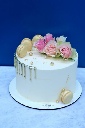 L.C Drip cake fleurs