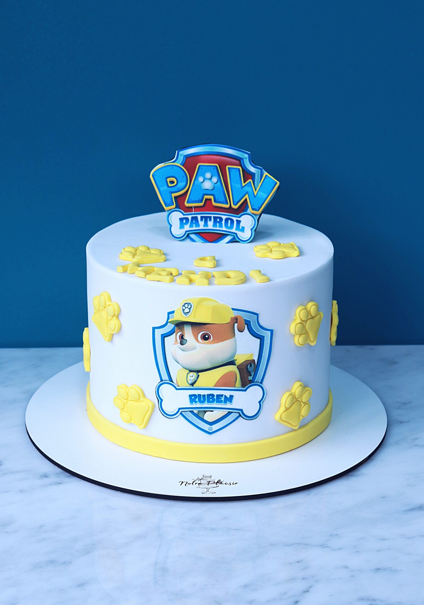 Décoration Gateau Pat Patrouille Personnalisée - Cake Topper Pat