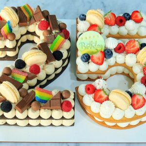 2 parfums - 2 Number/Letter cake