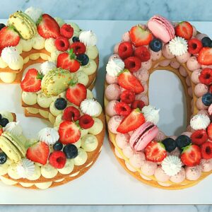 2 parfums - 2 Number/Letter cake