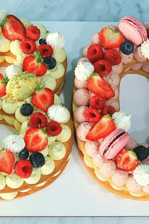 2 parfums - 2 Number/Letter cake