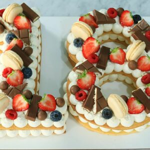 1 parfums - 2 Number/Letter  cake