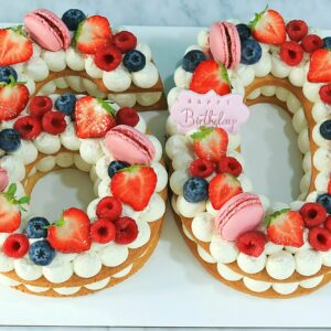 1 parfums - 2 Number/Letter  cake