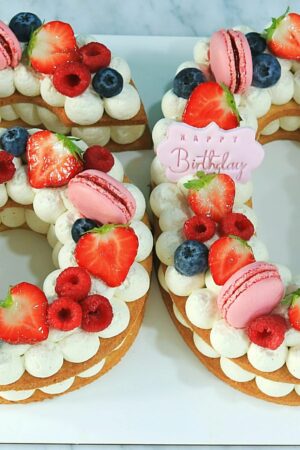 1 parfums - 2 Number/Letter  cake