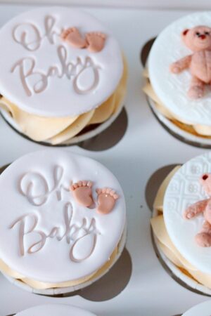 Cupcakes Ours 3D - Baby Shower