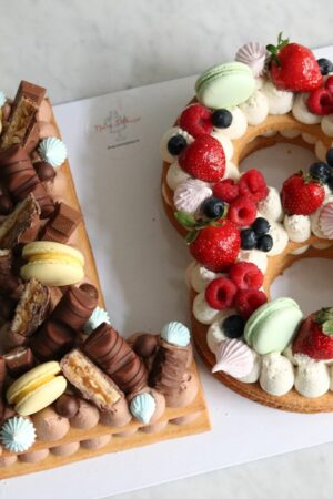 2 parfums - 2 Number/Letter cake